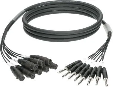 Klotz 8-cs. analóg loom - szimmetrikus 8 x XLR 3p mama - 8 x TRS Klotz csatlakozók - 9m