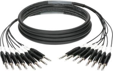 Klotz Csoportový kabel 8 x TRS - 8 x TRS, symetrický, 2m