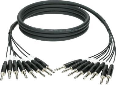 Klotz 8-kanálový analogový kabel - symetrický 8 x TRS - 8 x TRS konektory - 5m