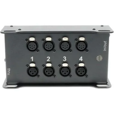 Klotz CATLink TRUSS 4 csatornás DMX színpadbox etherCON mama||mama - 4 x XLR 5p||3p mama - 0,204m