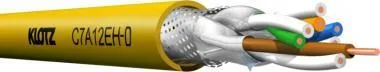 Klotz CAT7 adatkábel AWG 22/1 - S/FTP - 1200 MHz - FRNC Dca