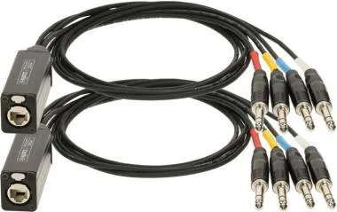 Klotz CATLink MINI 4 csatornás be- és kimeneti adapterkészlet 2 x CLTRS-MINI4 - 0,8m
