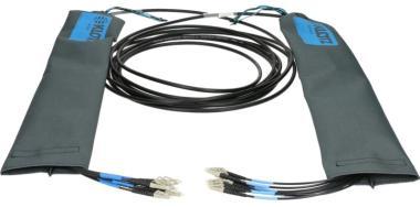 Klotz optický kabel 8x LC/UPC na 8x LC/UPC, multimódový OM4, 100m