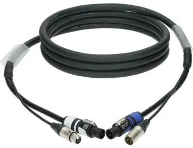 Klotz audio és táp 3G2.5 hibrid kábel XLR 3p + powerCON - 5m