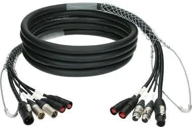 Klotz CAT5e és audió és táp 3G2.5 hibrid kábel 2 x etherCON + 2 x XLR 3p + powerCON TRUE1 - 30m