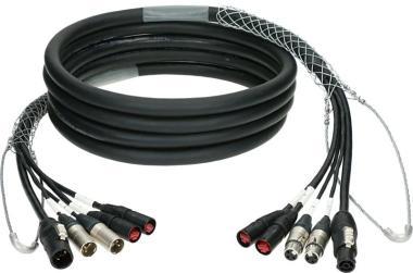 Klotz hybridní kabel CAT5e, 2 x etherCON, 2 x XLR 3p, powerCON TRUE1, 50m
