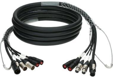Klotz hybridní kabel CAT5e a DMX, 2 x etherCON, 2 x XLR 5p, powerCON TRUE1 - 90m
