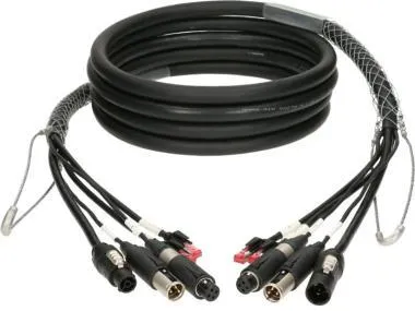 Klotz CAT5e és audió és táp 3G2.5 hibrid kábel 2 x RJ45 + 2 x convertCON + powerCON TRUE1 - 30m