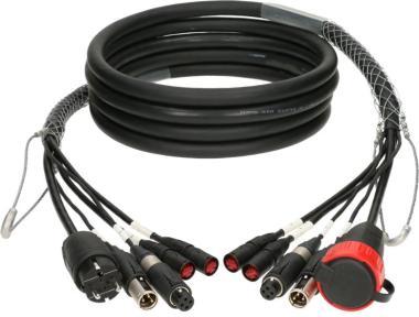 Klotz hybridní kabel CAT5e, 2 x etherCON, 2 x convertCON, Schuko, 80m