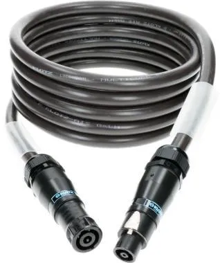 Klotz 8 x 4,0 mm² hangfalkábel eXtreme PVC speakON 8p mama/papa Klotz fém burkolat - 0,6m