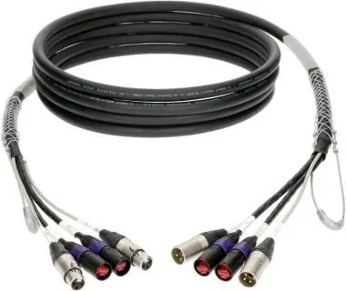 Klotz CAT5e és audió hibrid kábel 2 x etherCON + 2 x XLR 3p - 50m