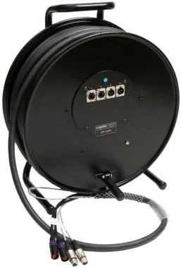 Klotz CAT5e és audió hibrid kábeldob 2 x etherCON + 2 x XLR 3p - 40m