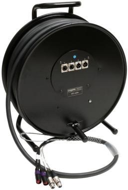 Klotz hybridní kabel CAT5e - 2 x etherCON, 2 x XLR 3p, 60m