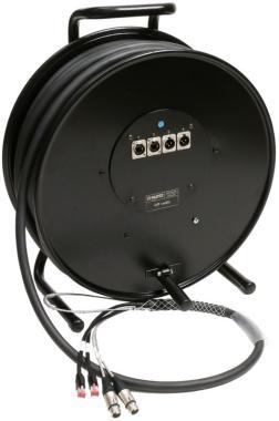 Klotz hybridní kabel CAT5e, 2 x RJ45 => etherCON + 2 x XLR 3p, 50m
