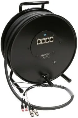 Klotz CAT5e és audió hibrid kábeldob 2 x RJ45 => etherCON + 2 x XLR 3p - 60m