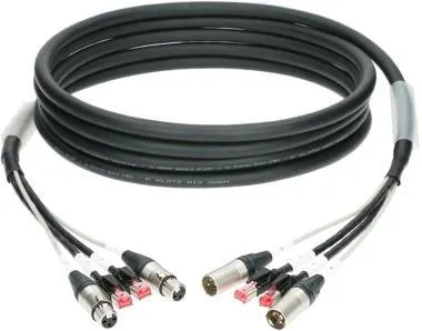 Klotz CAT5e és audió hibrid kábel 2 x RJ45 + 2 x XLR 3p - 20m