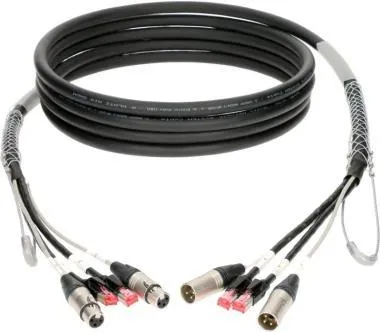 Klotz CAT5e és audió hibrid kábel 2 x RJ45 + 2 x XLR 3p - 30m