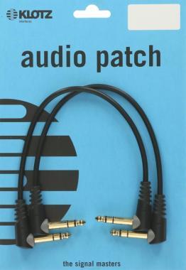 Klotz symetrický patch kabel sada, úhlový jack, 0,3m