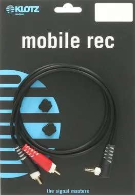 Klotz TRS 3,5 mm - 2x RCA Y-kábel - könnyű - 2m