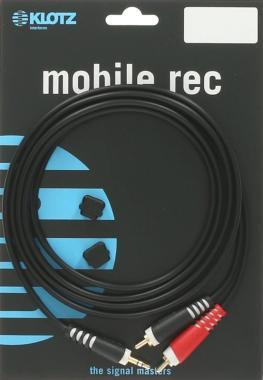 Klotz Y-kabel 3,5 mm TRS - 2x RCA - lehký - 2m