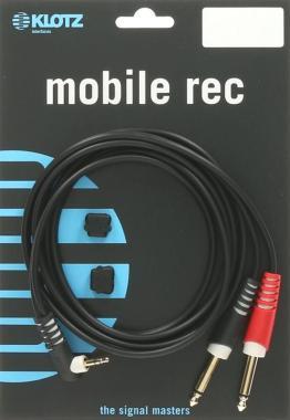 Klotz Y kabel TRS 3,5 mm na 2x TS 6,35 mm, 2m
