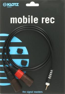 Klotz Y kabel TRS 3,5 mm - 2x XLR samec, lehký, 3m