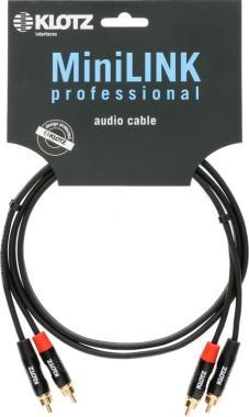 Klotz RCA kabel - zlaté konektory, 1,5m