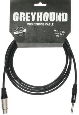 Klotz GREYHOUND analogový audiokabel - symetrický XLR na jack - 0,6m