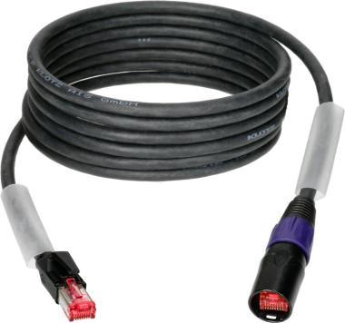 Klotz kabel CAT5e, flexibilní, dvojité stínění, etherCON - RJ45 - 3m