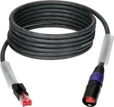 Klotz flexibilis, dupla árnyékolt RamCAT hálózati kábel AWG24 CAT5e / etherCON - RJ45 - 25m