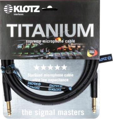 Klotz Jack-Jack audio kabel s Neutrik konektory - 1m