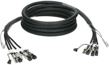 Klotz CAT multicore kabel - flexibilní, 4x, CAT7, S/FTP, RJ45 - RJ45, 70m