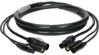 Klotz hibrid kábel etherCON + XLR 3p + powerCON TRUE1 - opcionális teljes IP65 - 60m