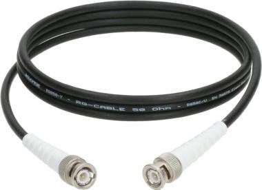 Klotz flexibilní 50 ohmový koaxiální kabel - RG58C/U s BNC konektory - 1m