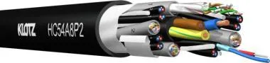 Klotz hibrid kábel 4 x CAT5e + 8 x digitális audió + tápellátás 2,5 mm²