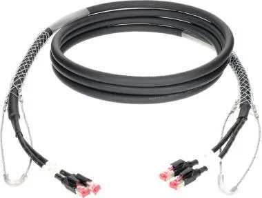 Klotz flexibilis, dupla árnyékolt RamCAT hálózati kábel AWG24 CAT5e / RJ45 - RJ45- 30m