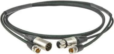 Klotz HD-PowerLink DC, videokábel BNC csatlakozókkal és XLR 4p mama/papa csatlakozóval - 2m