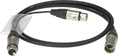 Klotz HD-PowerLink ITC és tie line bemeneti kábel XLR 7p mama - XLR 5p papa, XLR 3p mama - 2m