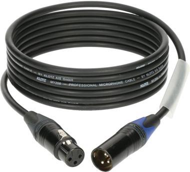 Klotz mikrofonní kabel XLR-XLR, barevné kódování, Neutrik konektory, 6m