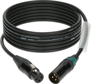 Klotz mikrofonní kabel XLR-XLR, barevné kódování, Neutrik konektory, 5m