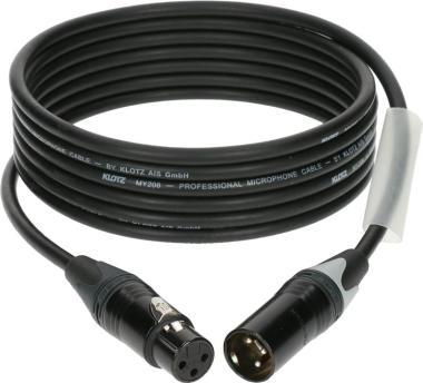 Klotz mikrofonní kabel XLR-XLR, barevné kódování, Neutrik konektory, 15m