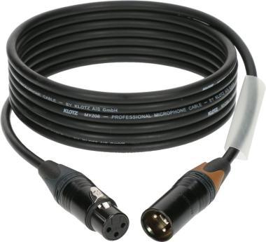 Klotz mikrofonní kabel XLR-XLR, barevné kódování, Neutrik konektory, 1m