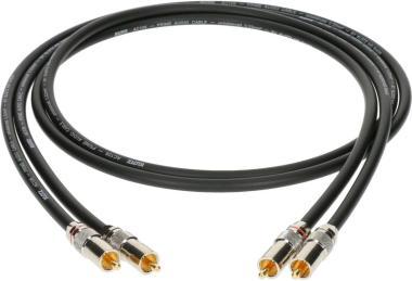 Klotz RCA kabel vysoké kvality, chromové konektory, zlaté kontakty, 10m