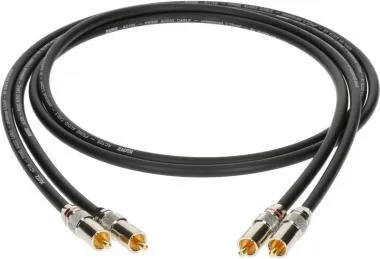 Klotz high-end RCA kábel tömör króm RCA dugókkal és aranyozott érintkezőkkel - 5m