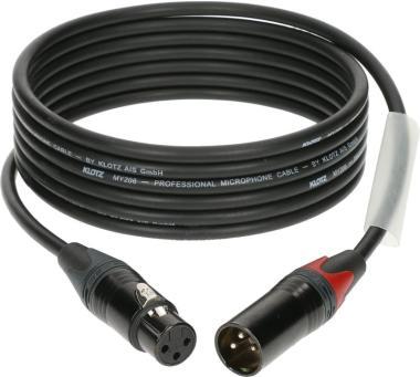 Klotz mikrofonní kabel XLR-XLR, barevné kódování, Neutrik konektory, 2m