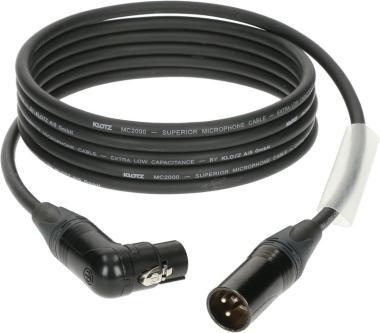 Klotz M2 mikrofonní kabel XLR-XLR, Neutrik konektory, 1m