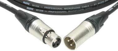 Klotz mikrofonní kabel XLR 3p Neutrik konektory, 0,5m