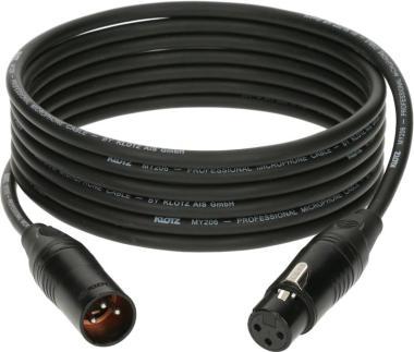 Klotz mikrofonní kabel XLR 3p samec/samice, Klotz konektory, 20m
