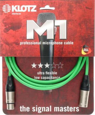 Klotz mikrofonní kabel XLR 3p muž/žena nikl Klotz konektory - 5m