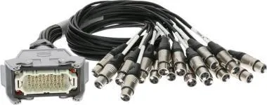 Klotz MY204 - FSD HAN® 40p papa - 20x XLR mama 20 csatornás - analóg fanout - PVC - 1,2m